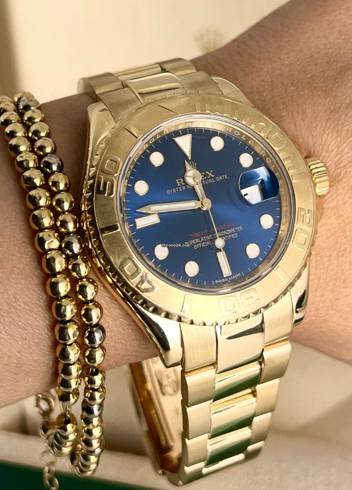 Yacht-Master 40 18K Gelbgold, 2008, wie neu, nach Service 06/23