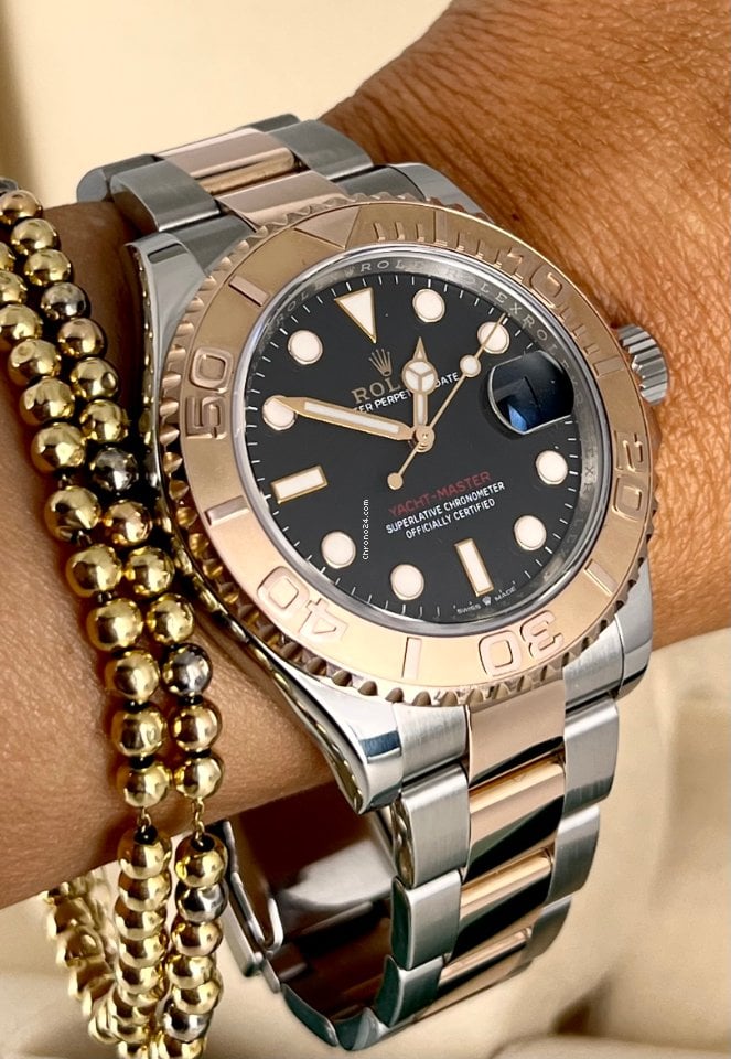 Yacht-Master 40 18K Roségold, Komplettset