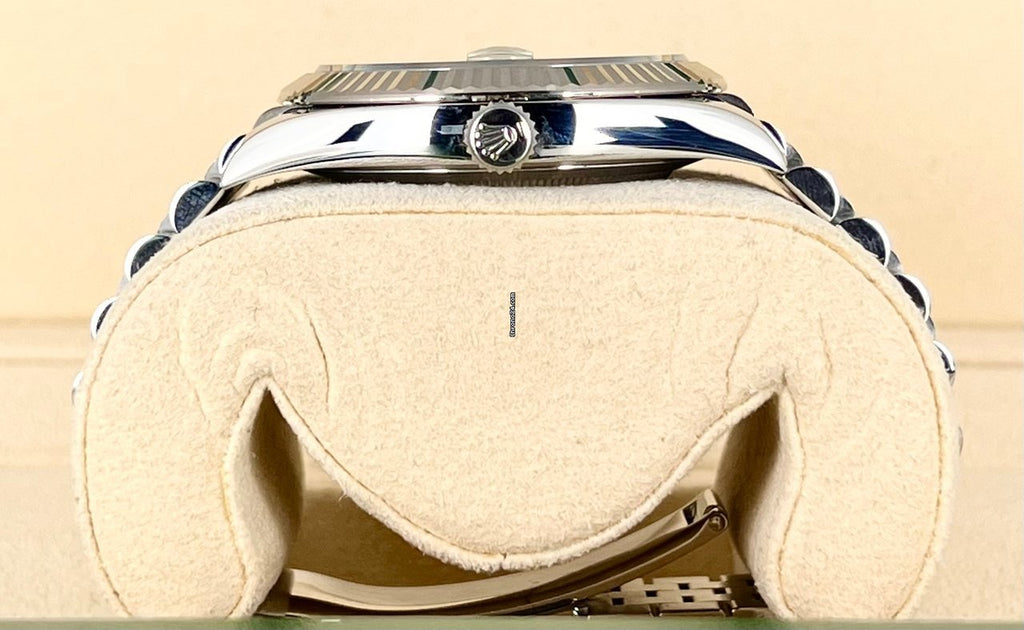 Datejust 41 schwarzes Zifferblatt mit Diamanten