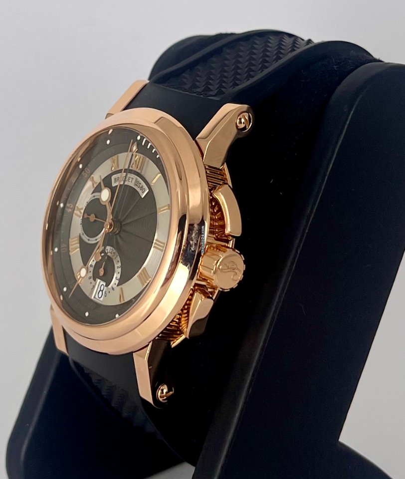 Marine Chronograph 18 kt Roségold, neuwertiger Zustand