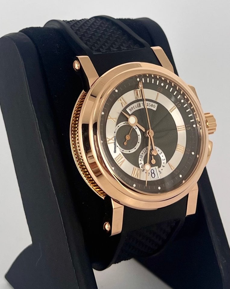 Marine Chronograph 18 kt Roségold, neuwertiger Zustand