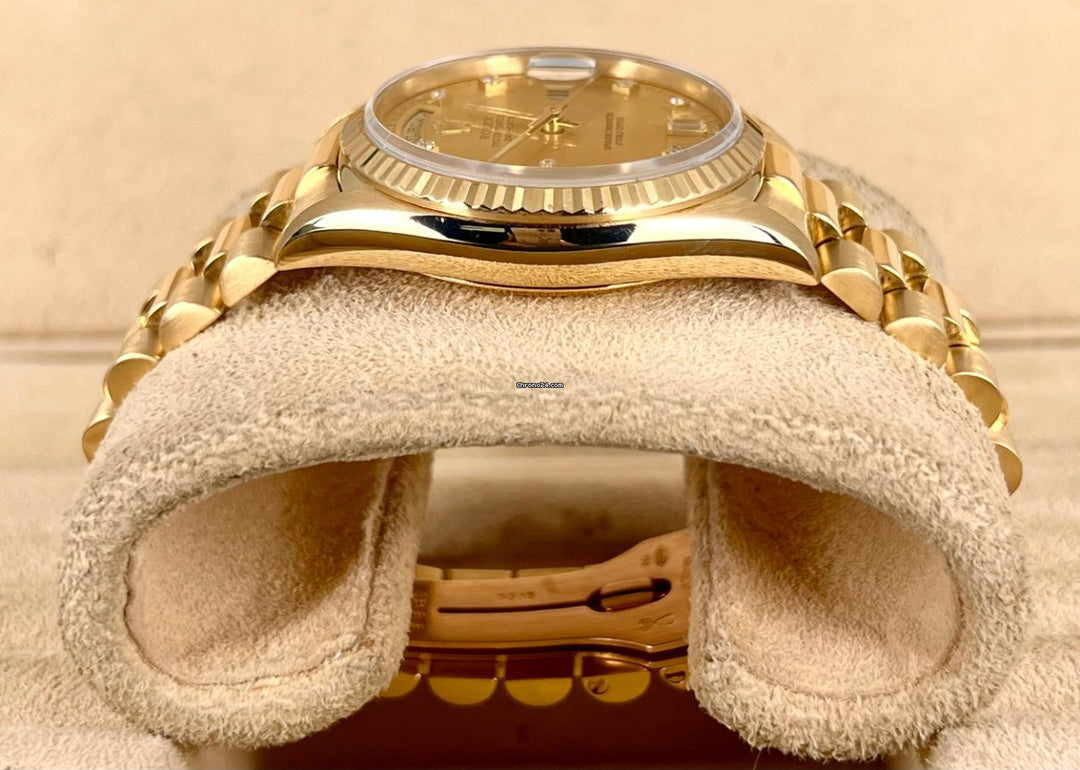 Day-Date 36 Baguette Zifferblatt Champagner sehr guter Zustand 