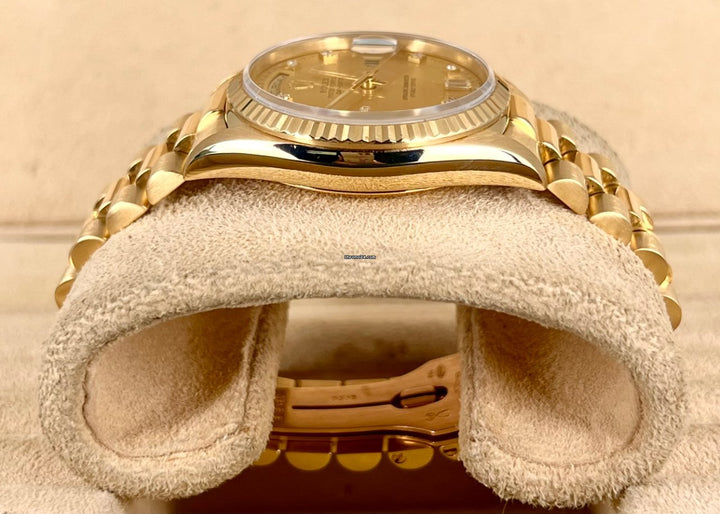 Day-Date 36 Baguette Zifferblatt Champagner sehr guter Zustand 