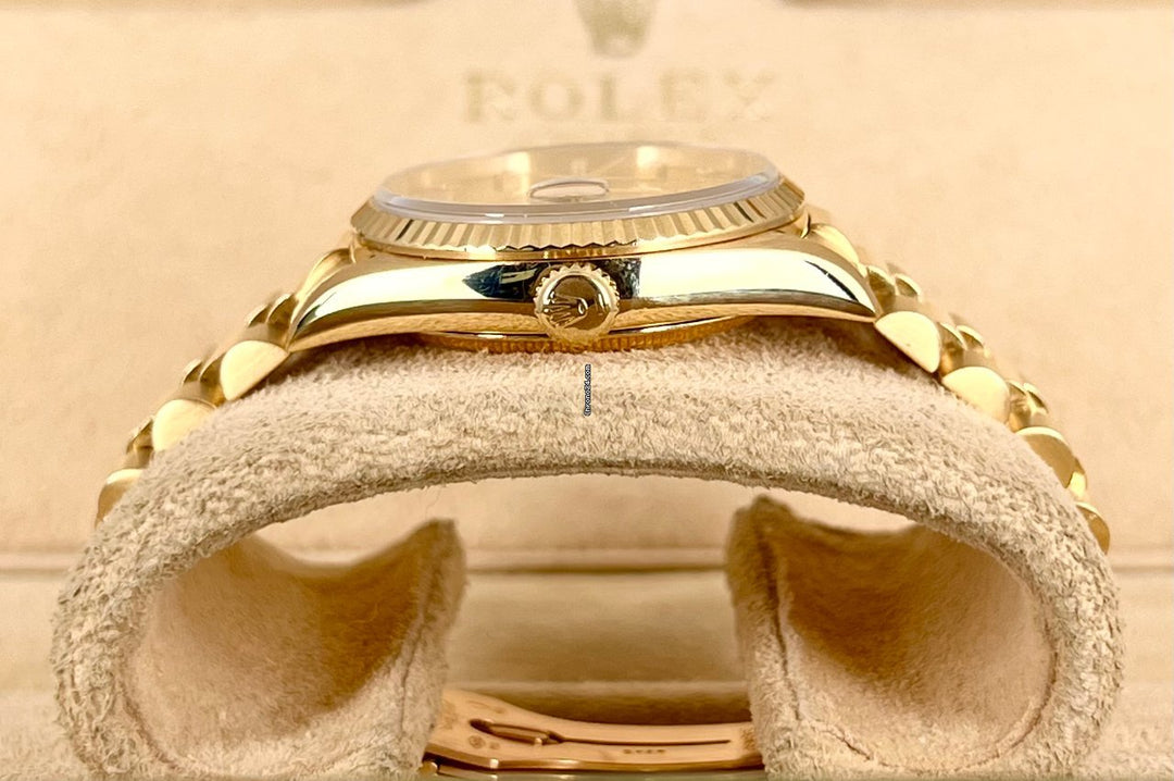 Day-Date 36 Baguette Zifferblatt Champagner sehr guter Zustand 