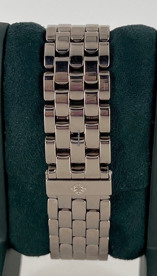 Jahreskalender Mondphase 37 mm 18K Weißgold