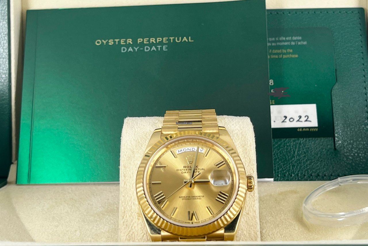 Day-Date 40 Gelbgold 18K, 2022