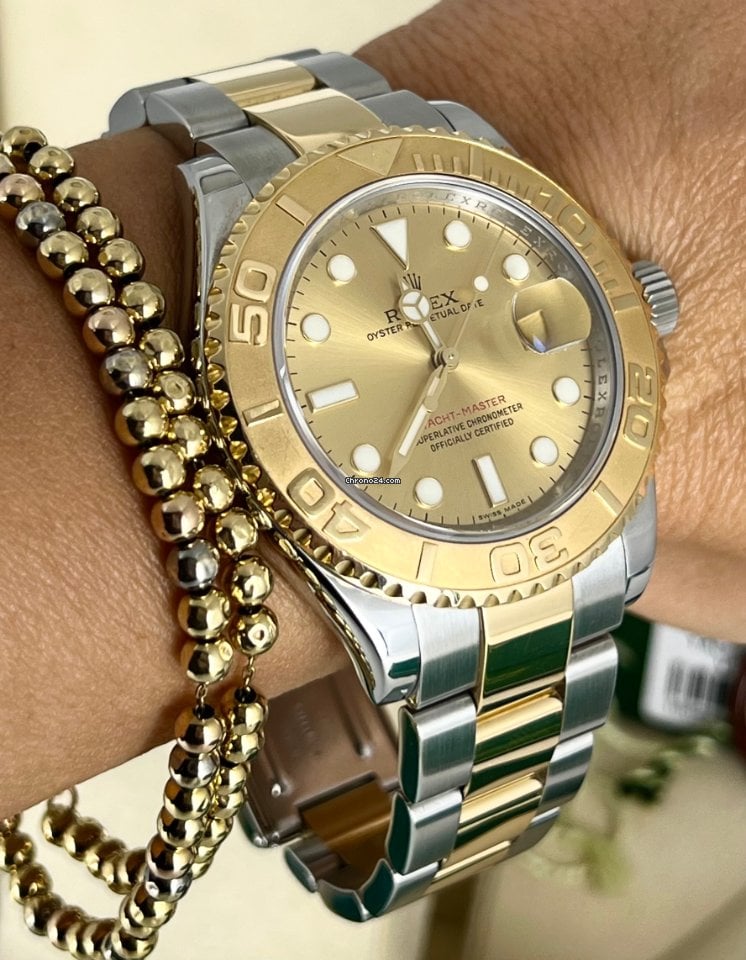 Yacht-Master 40 Stahl 18K Gold LC100, wie neu