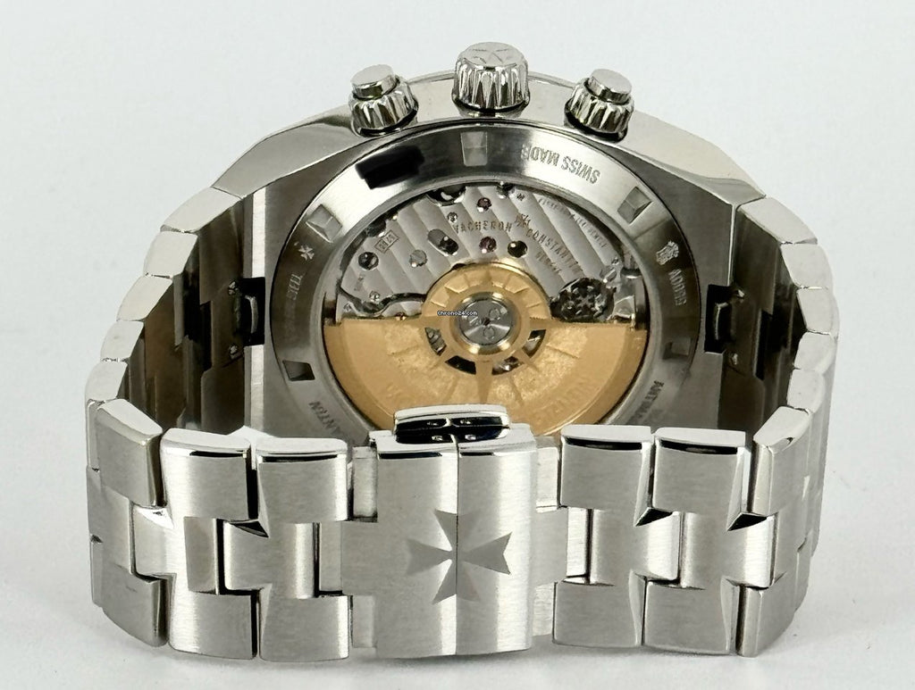 Overseas Chronograph mit blauem Zifferblatt, neu 2021, Komplettset