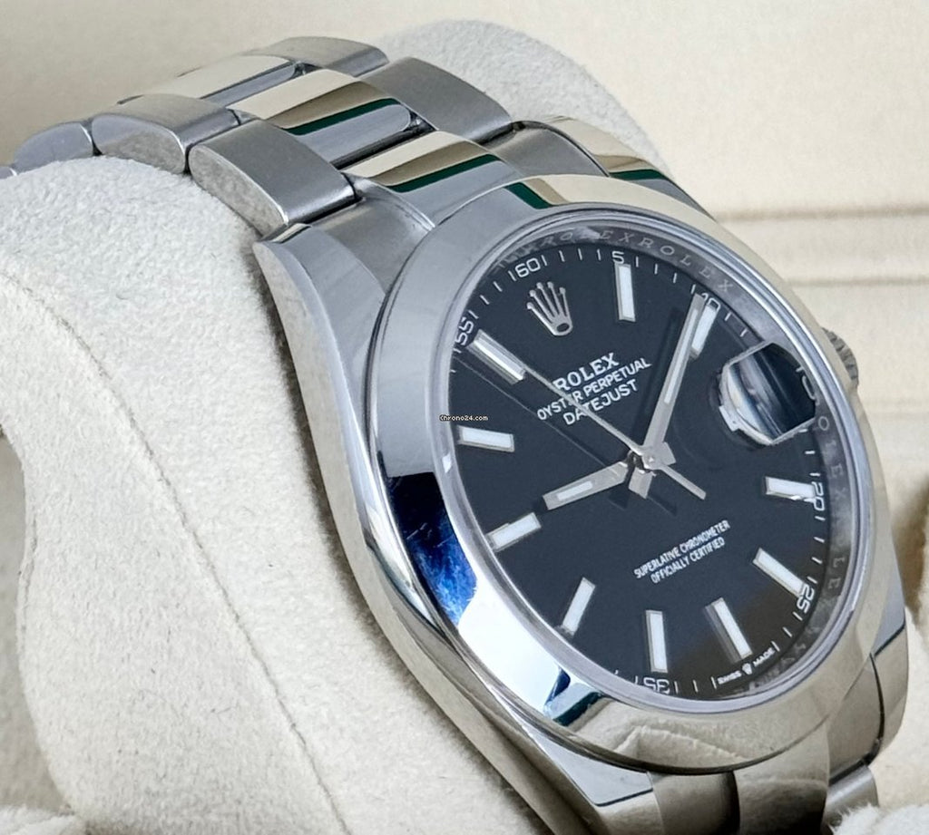 Datejust 41 schwarzes Zifferblatt, wie neu