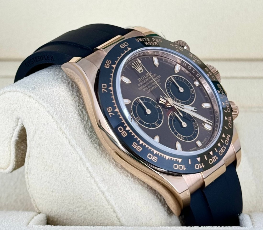 Daytona schokoladenfarbenes Zifferblatt, 18K Roségold, neu, 2021