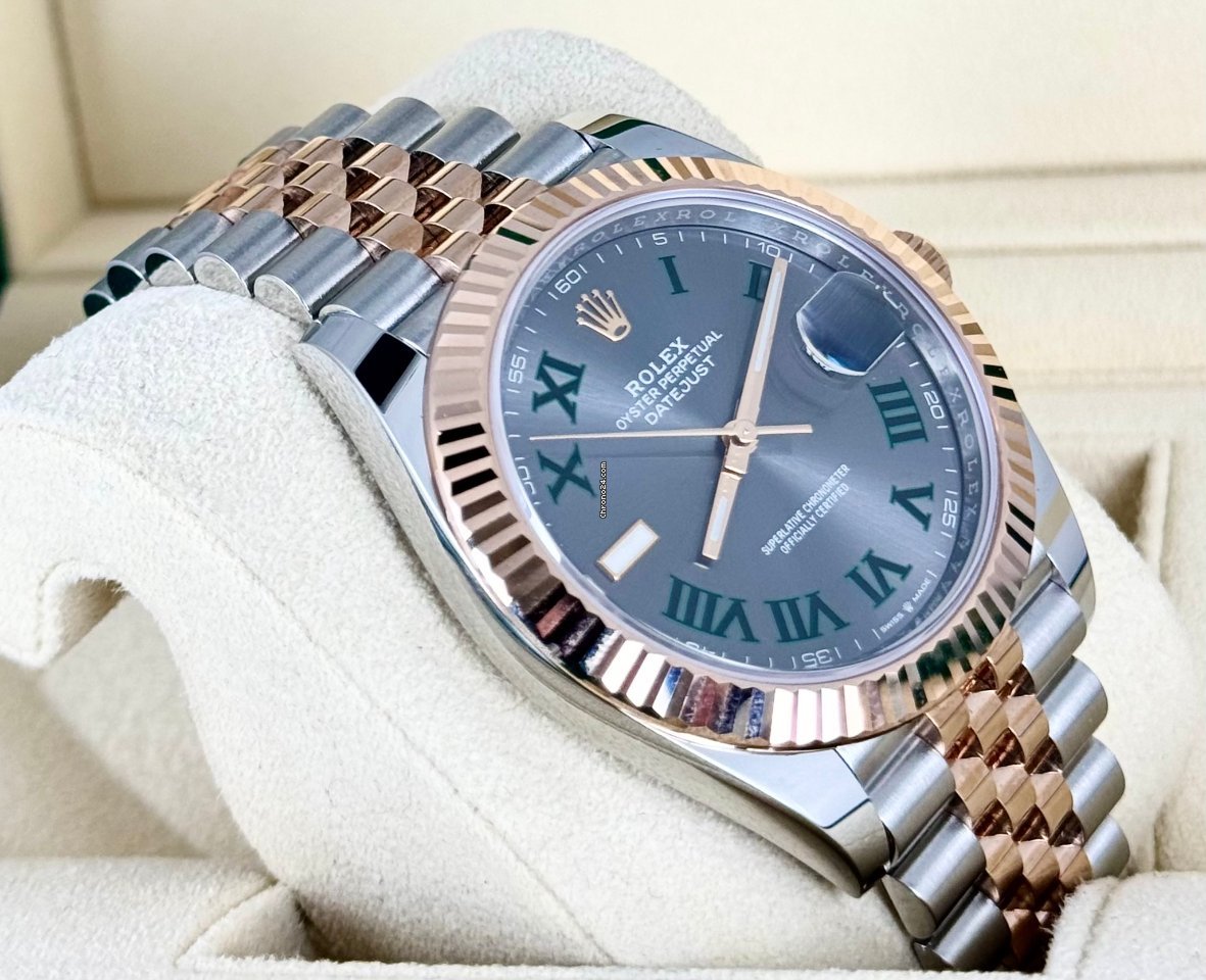 Datejust 41 „Wimbledon“ Stahl & Roségold