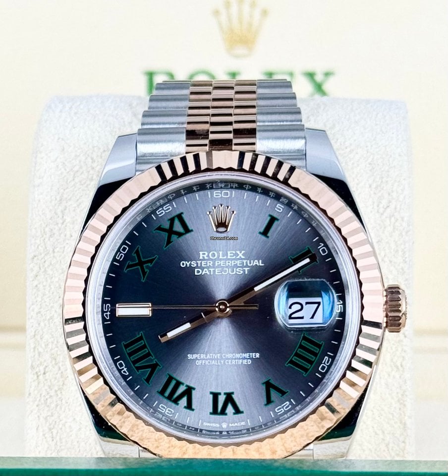 Datejust 41 „Wimbledon“ Stahl & Roségold