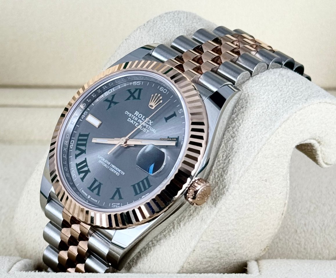 Datejust 41 „Wimbledon“ Stahl & Roségold