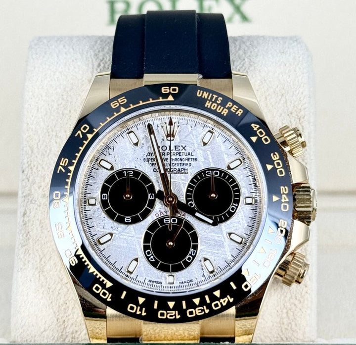 Daytona Oyster Flex Yellow Gold Meteorite 2022 NEW 100%