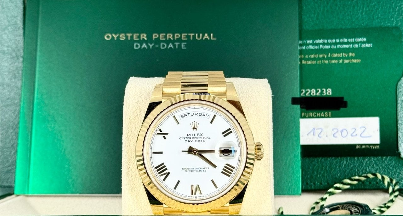 Day-Date 40 18K Gelbgold, 2022
