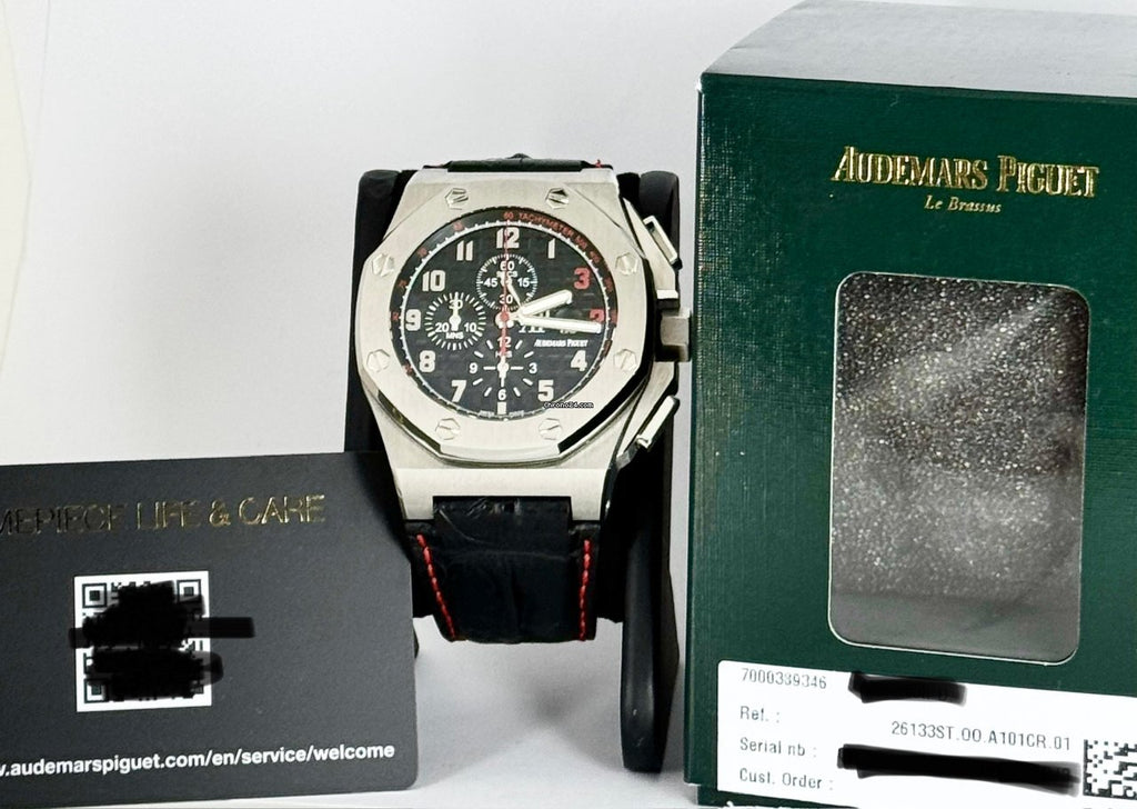 Royal Oak Offshore Chronograph Zertifiziert Shaquille Originalbox und Archivpapiere