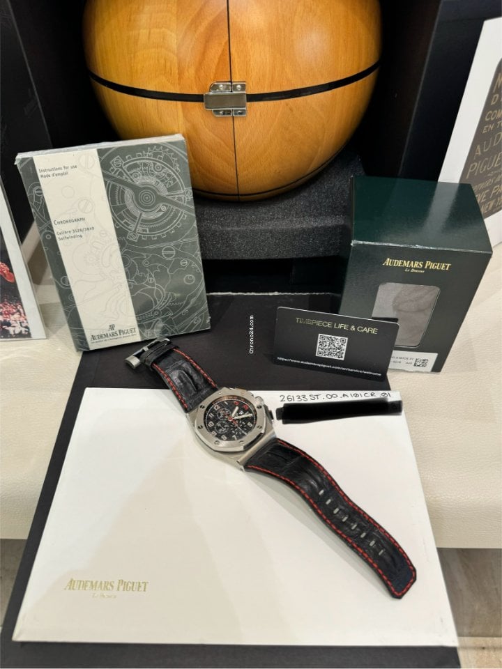 Royal Oak Offshore Chronograph Zertifiziert Shaquille Originalbox und Archivpapiere