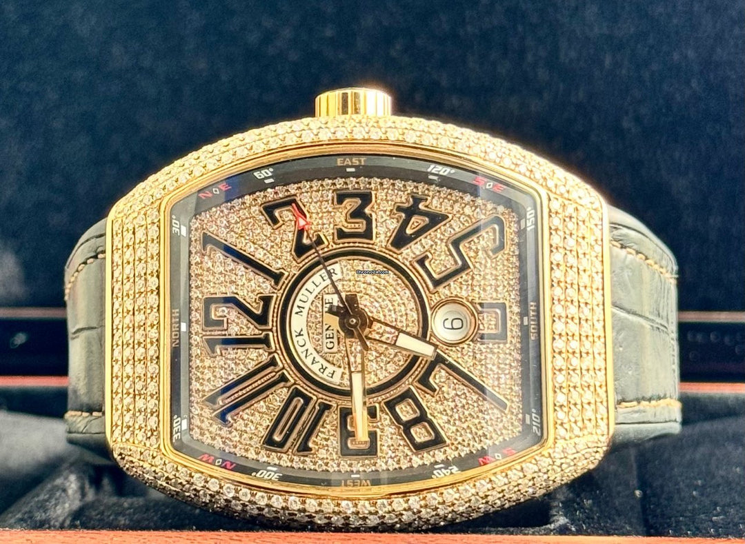 Vanguard Certified V 45 Sc Dt Vanguard iced Out with Full Natural diamonds