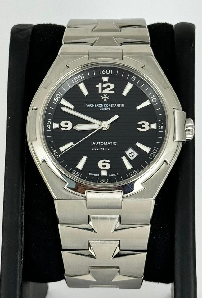 Constantin Overseas Certified 42 mm Automatik mit Box und Papieren, schwarzes Zifferblatt