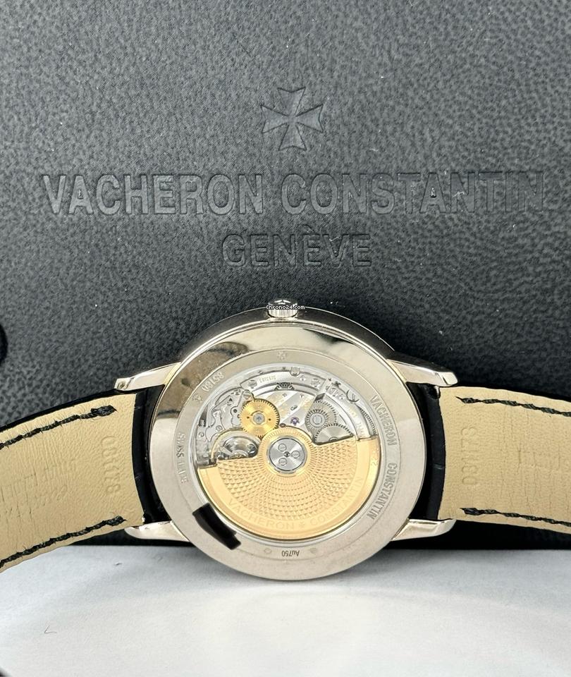Patrimony Certified Contemporary 18K Weißgold nach vollständiger Wartung durch VC 2024