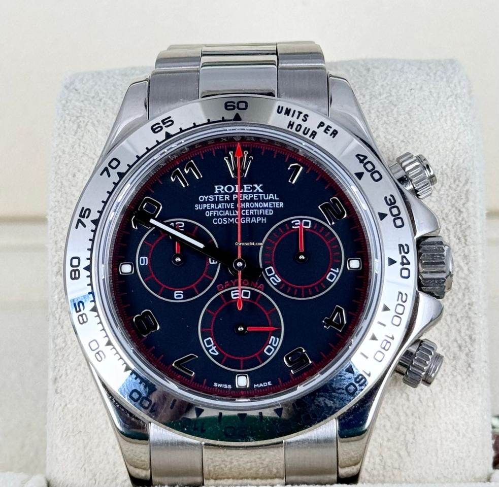 Daytona 18K Weißgold, von Rolex gewartet