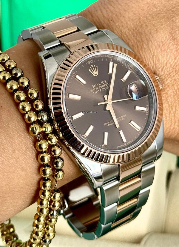 Datejust 41 Certified Rose Gold Chocolate dial 2020