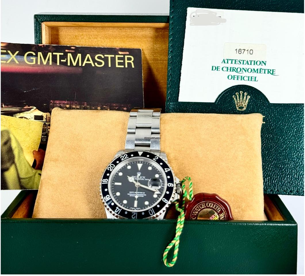 GMT-Master II Certified Black Insert serial A B&P