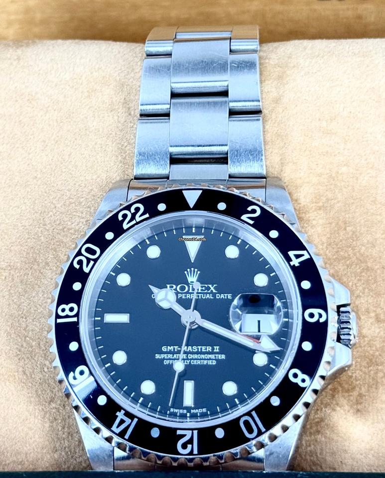 GMT-Master II Certified Black Insert serial A B&P