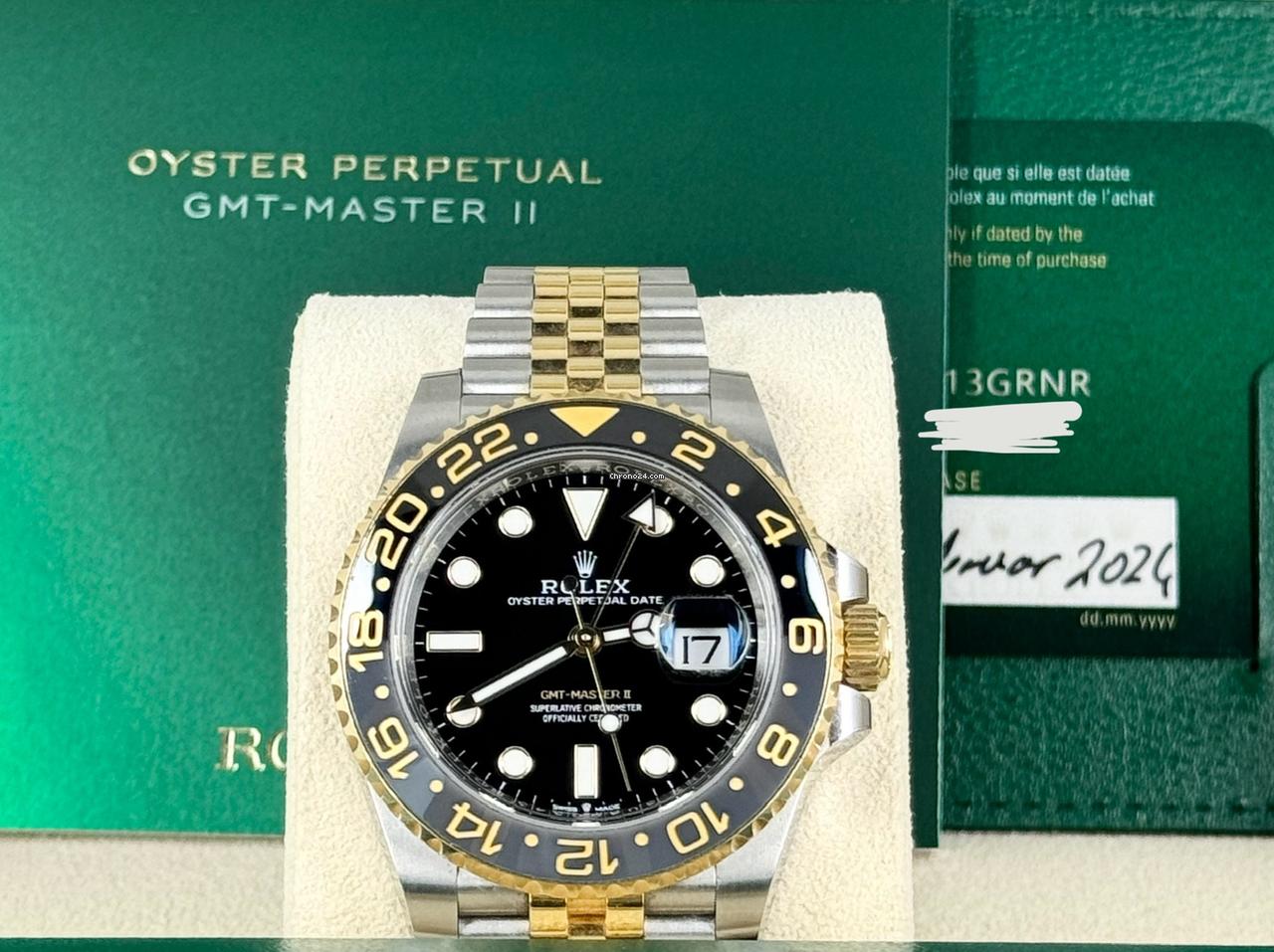 GMT-Master II „Zombie“ Stahl Gold, wie neu