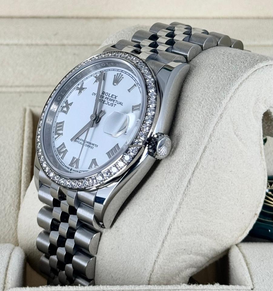 Datejust 36 Factory Diamonds Bezel NEW 2022