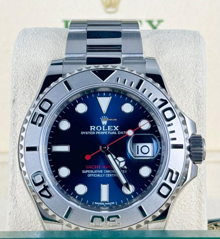 Yacht-Master 40 Blue Dial Platinum Bezel NEW2019