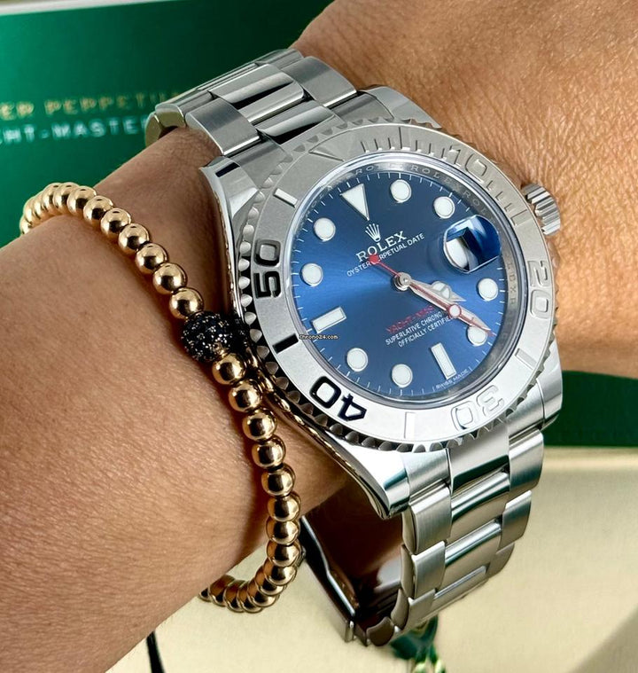 Yacht-Master 40 Blue Dial Platinum Bezel NEW2019