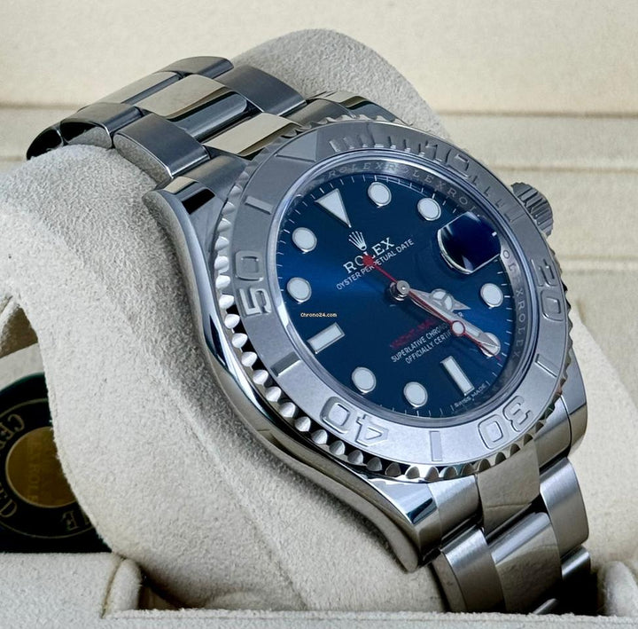 Yacht-Master 40 Blue Dial Platinum Bezel NEW2019