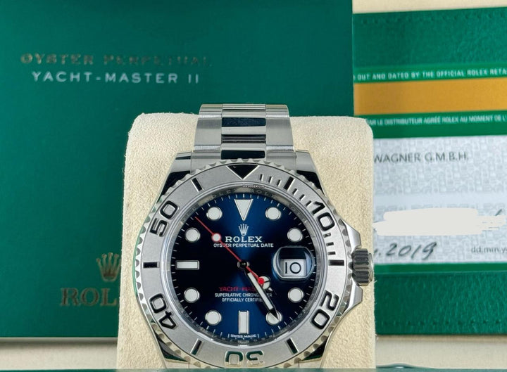 Yacht-Master 40 Blue Dial Platinum Bezel NEW2019