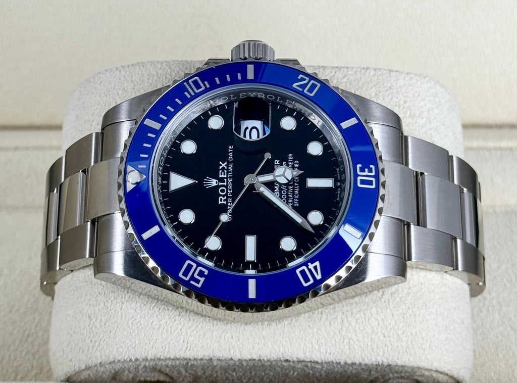 Submariner Date 18K Weißgold, wie neu, Komplettset