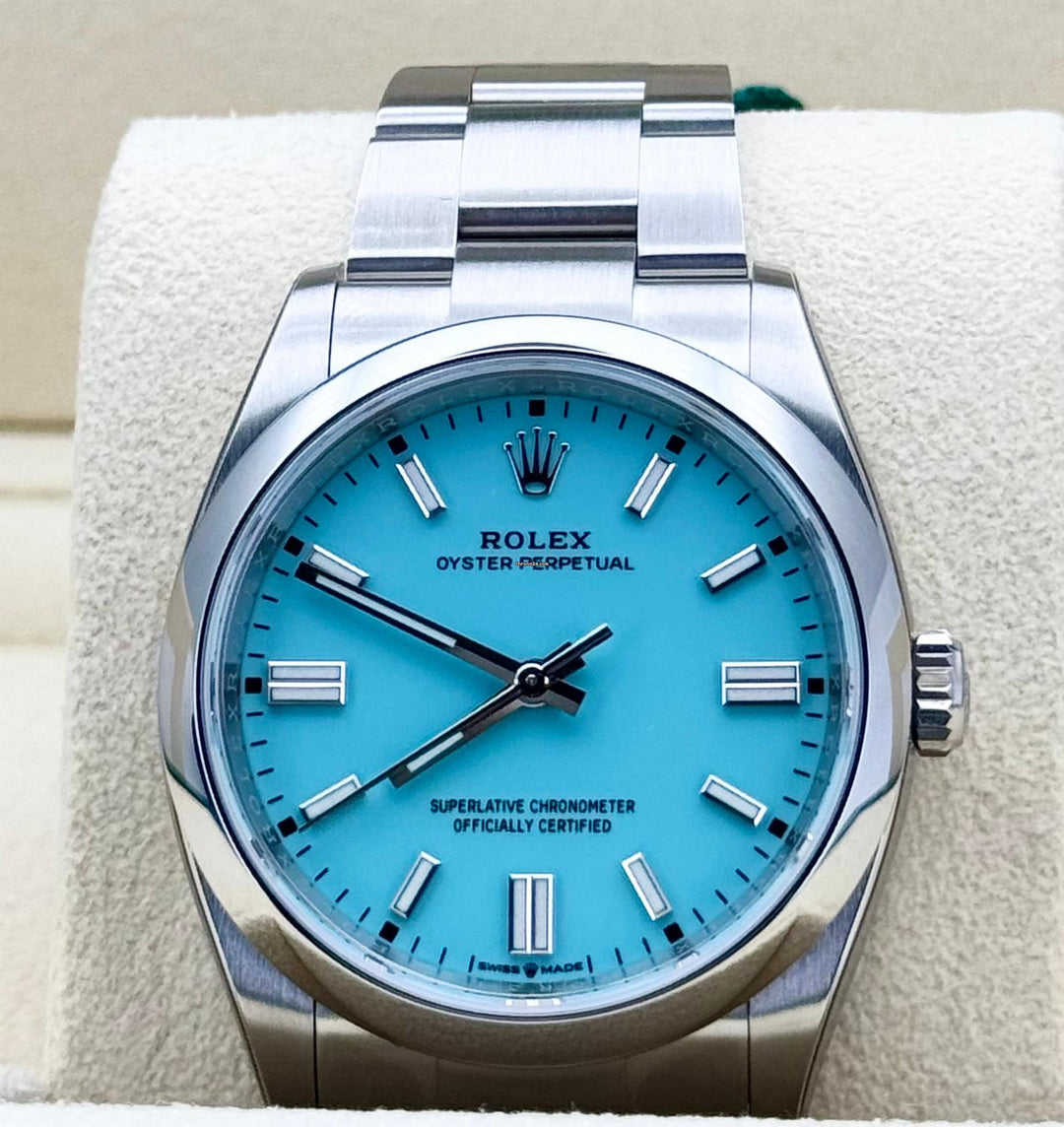 Rolex Oyster Perpetual 36 Tiffany Dial Stickers NEW 2023