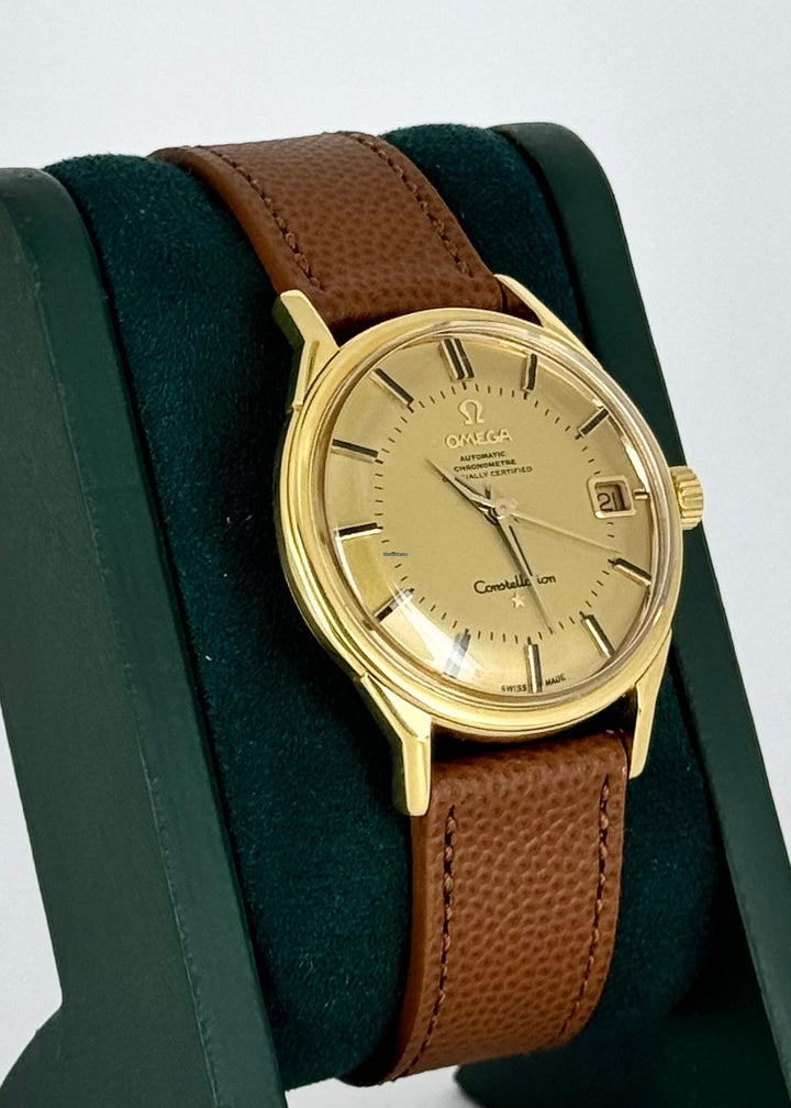 Omega Constellation caliber 561 34 mm 18k Gold.