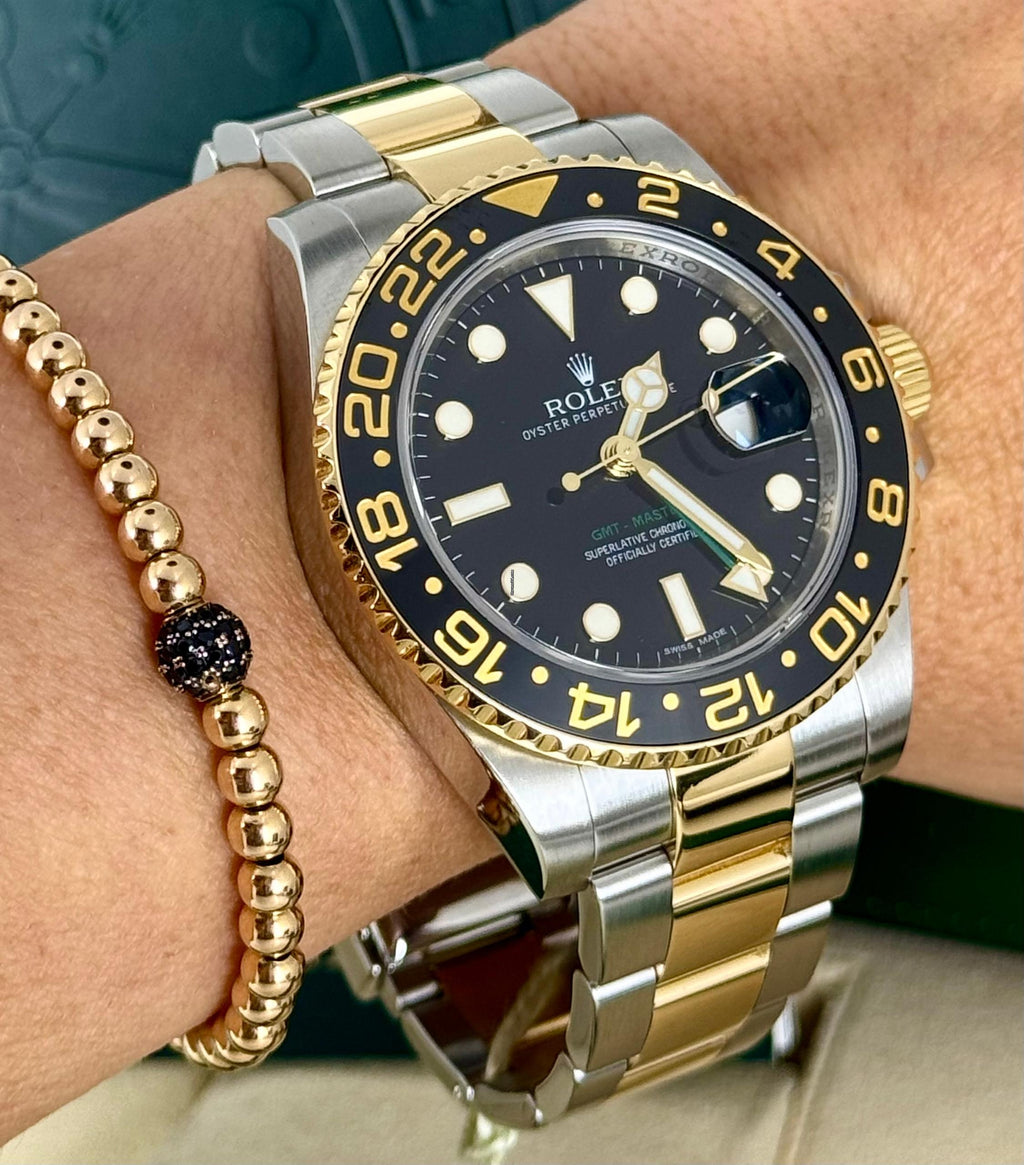 Rolex GMT-Master II Stahl Gold, wie neu, 2012, LC EU