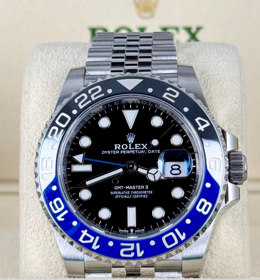 Rolex GMT-Master II „Batgirl“ 2020, neue Karte, Box & Papiere