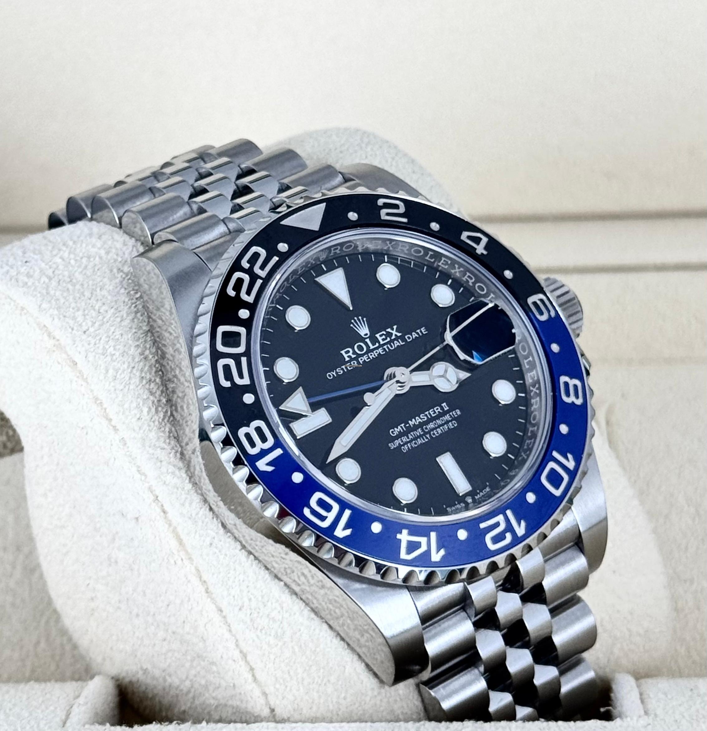 Rolex GMT-Master II „Batgirl“ 2020, neue Karte, Box & Papiere