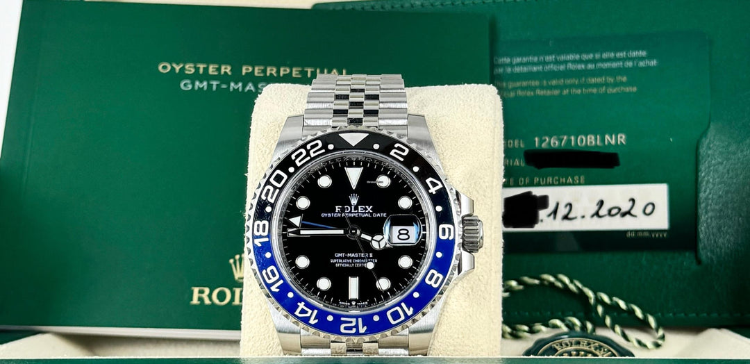 Rolex GMT-Master II Batgirl 2020 New Card B&P