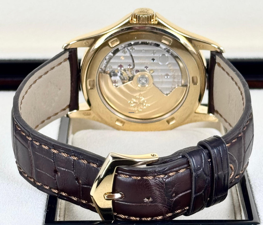 Patek Philippe Calatrava Certified Yellow Gold 37 MM B&P 2007