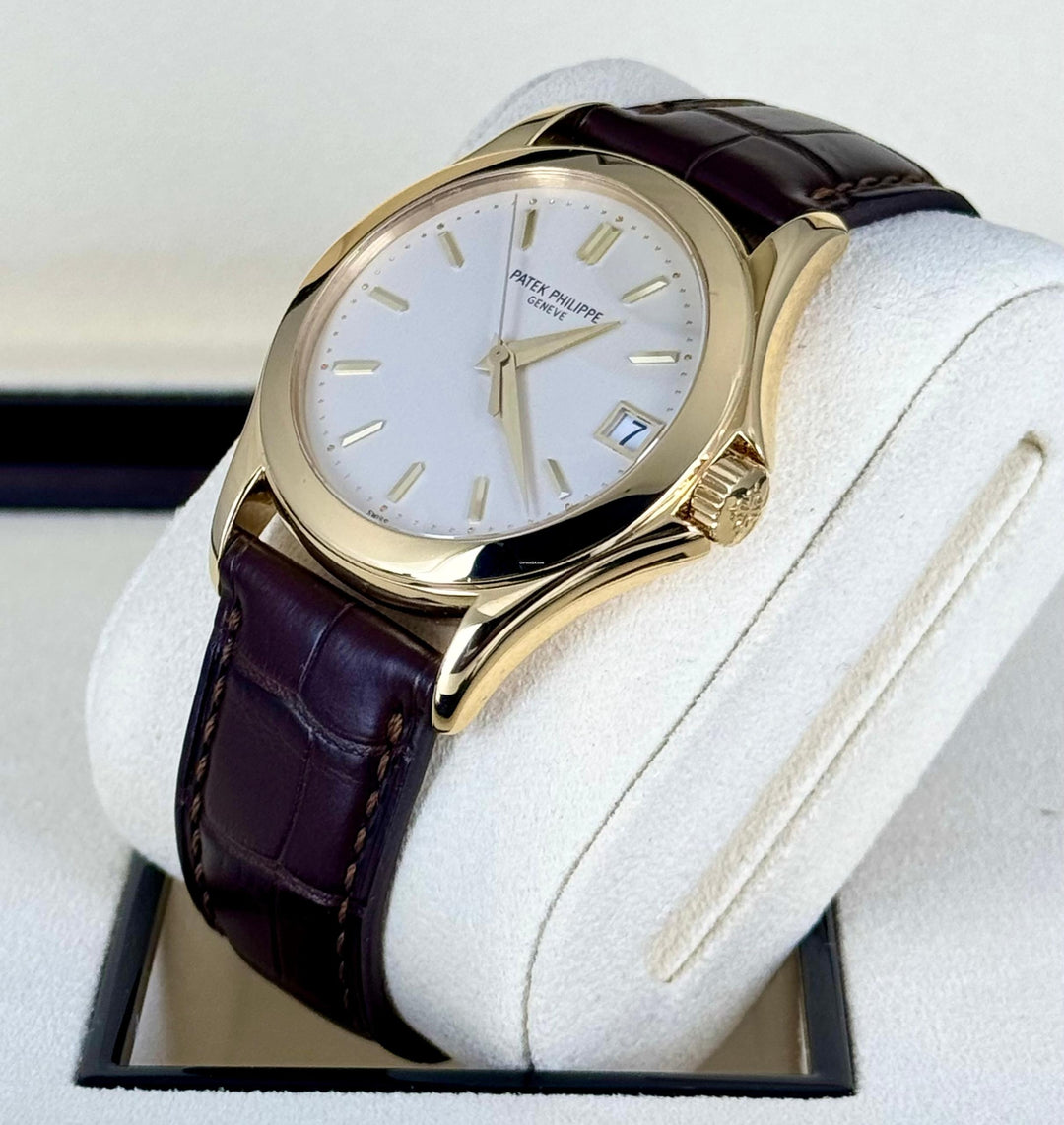 Patek Philippe Calatrava Certified Yellow Gold 37 MM B&P 2007