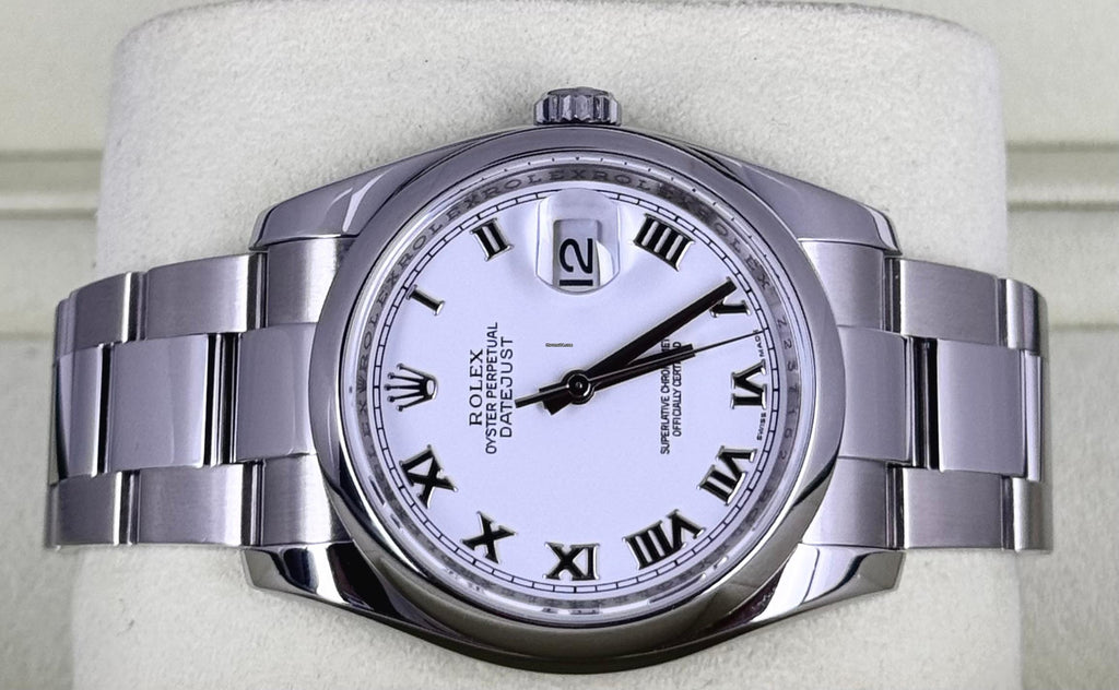 Rolex Datejust 36 zertifiziert, Box & Papiere, LC AT