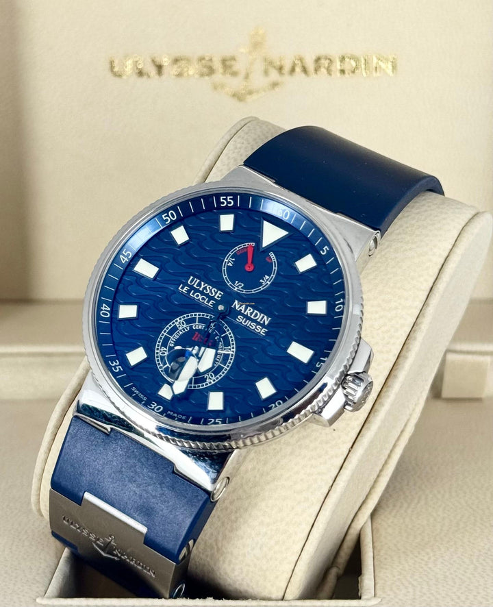 Ulysse Nardin Maxi Marine Blue Dial Limited Edition With Original Box