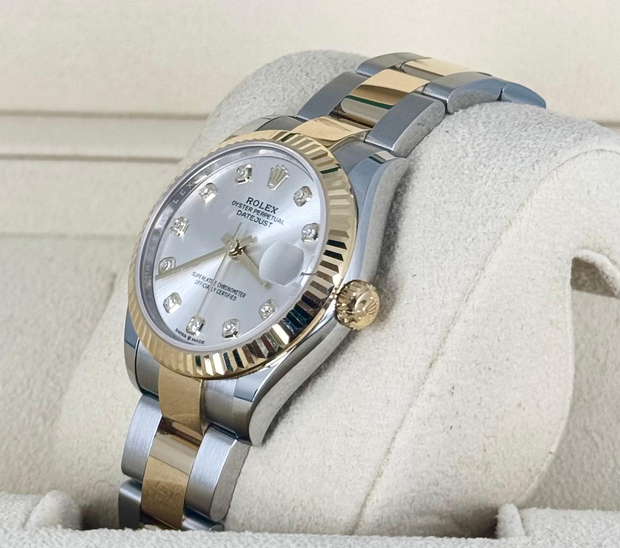 Datejust 31 2024, neu, Zifferblatt mit Diamanten