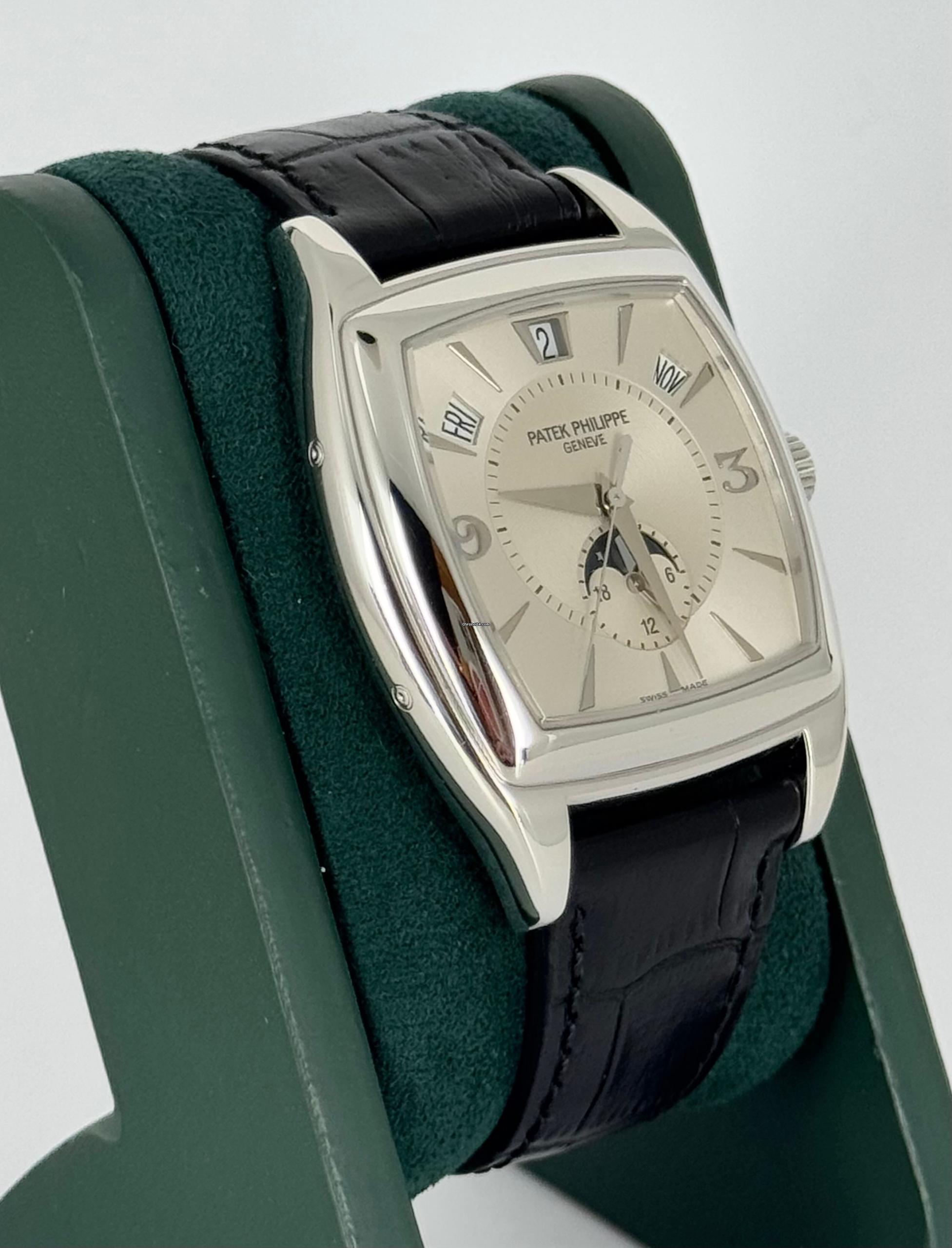 Gondolo Zertifiziert Jahreskalender 18K Weißgold B&P wie neu