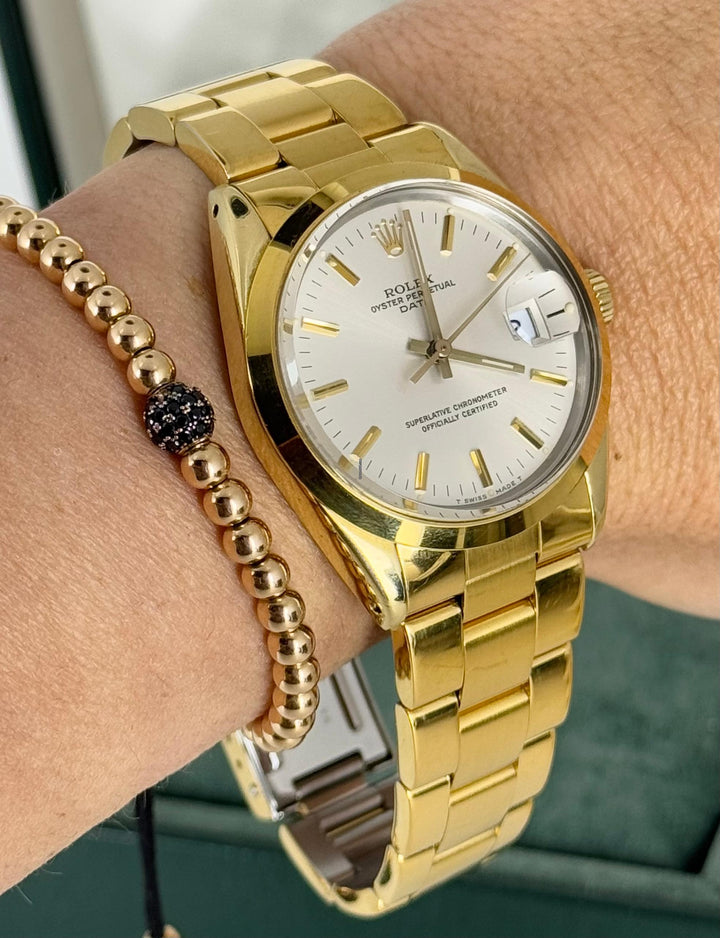 Rolex Oyster Perpetual Date Certified Gold Plated Full set + First Original Invoice MINT like New