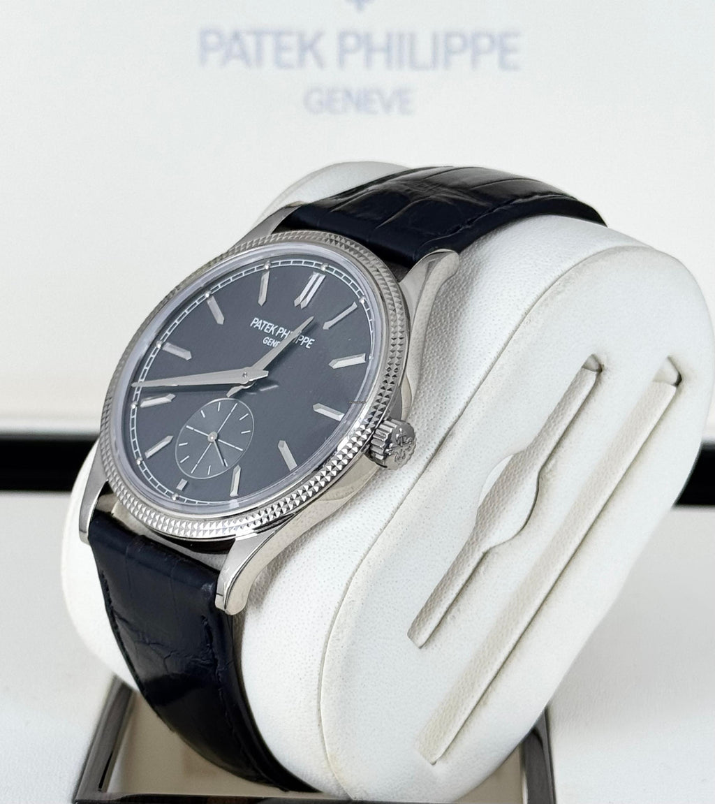 Patek Philippe Calatrava 2021 B&P 18K Weißgold wie neu