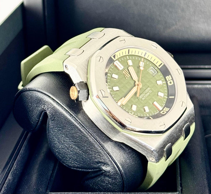 Audemars Piguet Royal Oak Offshore Diver 42mm Diver Khaki 2021 Full Set